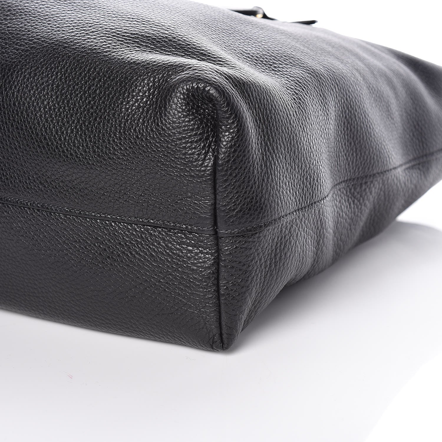 Prada Vitello Daino Shopping Tote Black 6 of 10