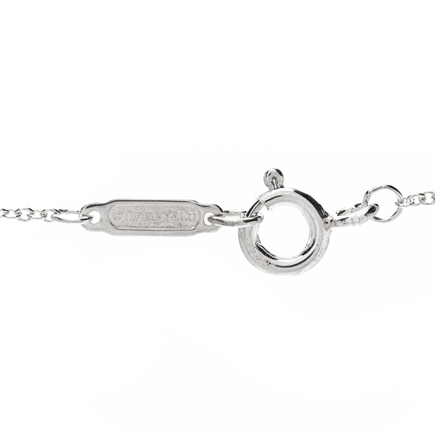Tiffany Sterling Silver Peace Pendant Necklace 4 of 6