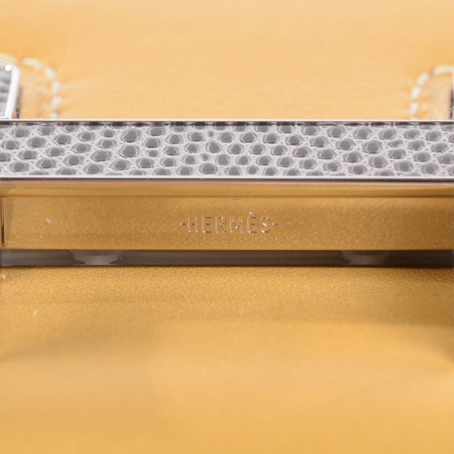 Hermes Tadelakt Lizard Constance 18 Paille Ficelle 2 of 10