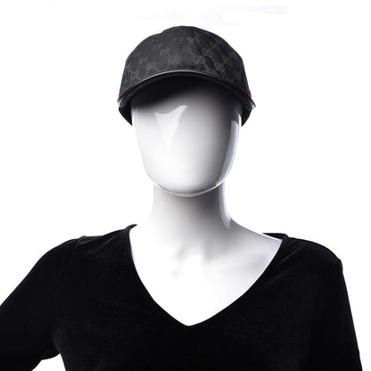 Gucci Monogram Web Baseball Hat XL Black 2 of 8