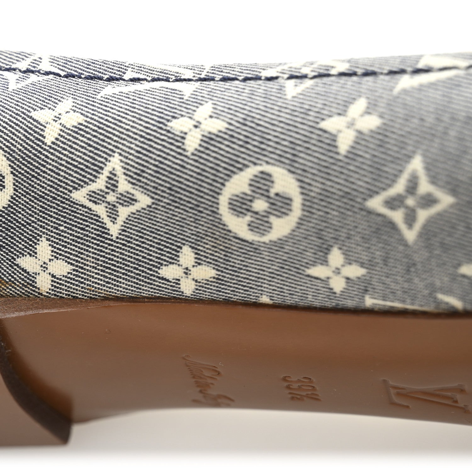 Louis Vuitton Canvas Patent Monogram Ballerina Flats 39.5 Grey 10 of 10