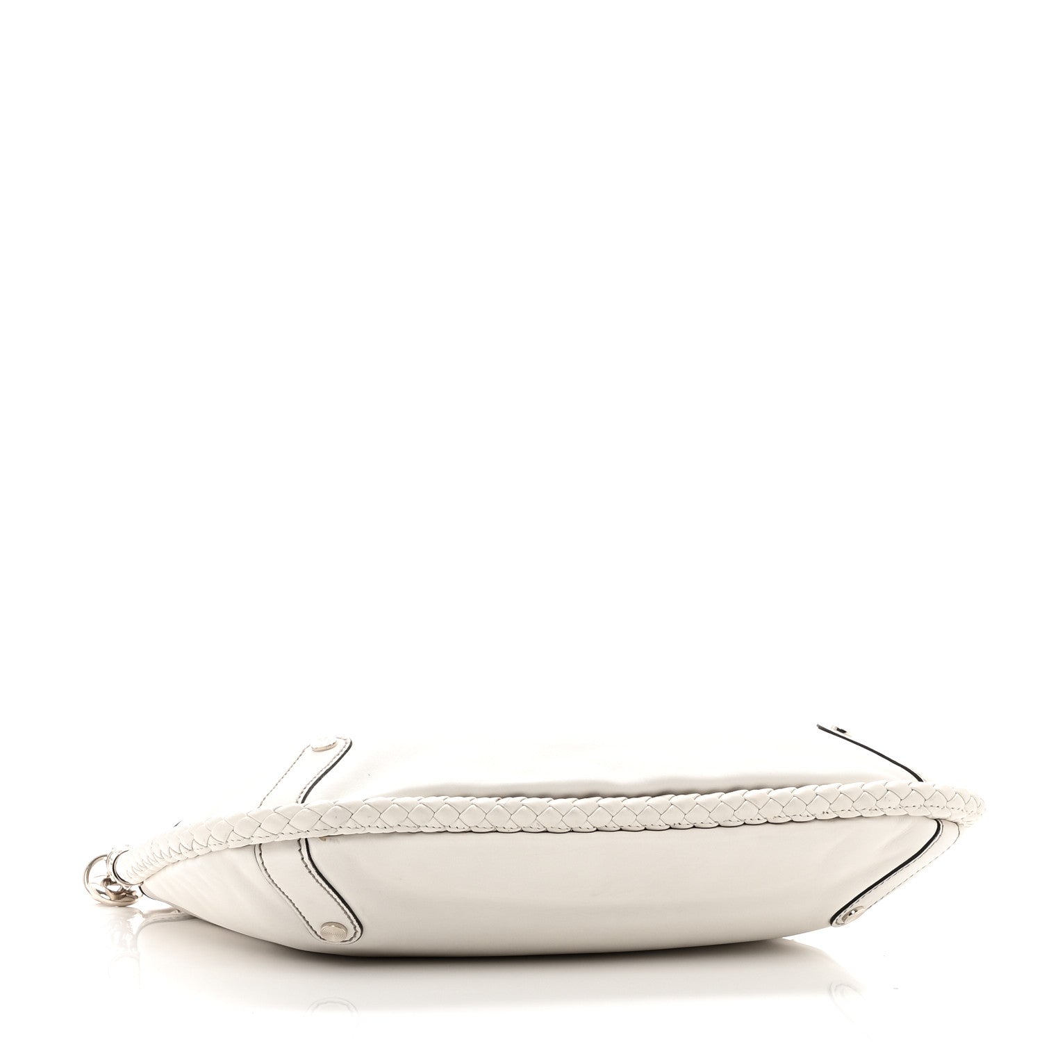 Gucci Calfskin Britt Medium Shoulder Bag White 4 of 10