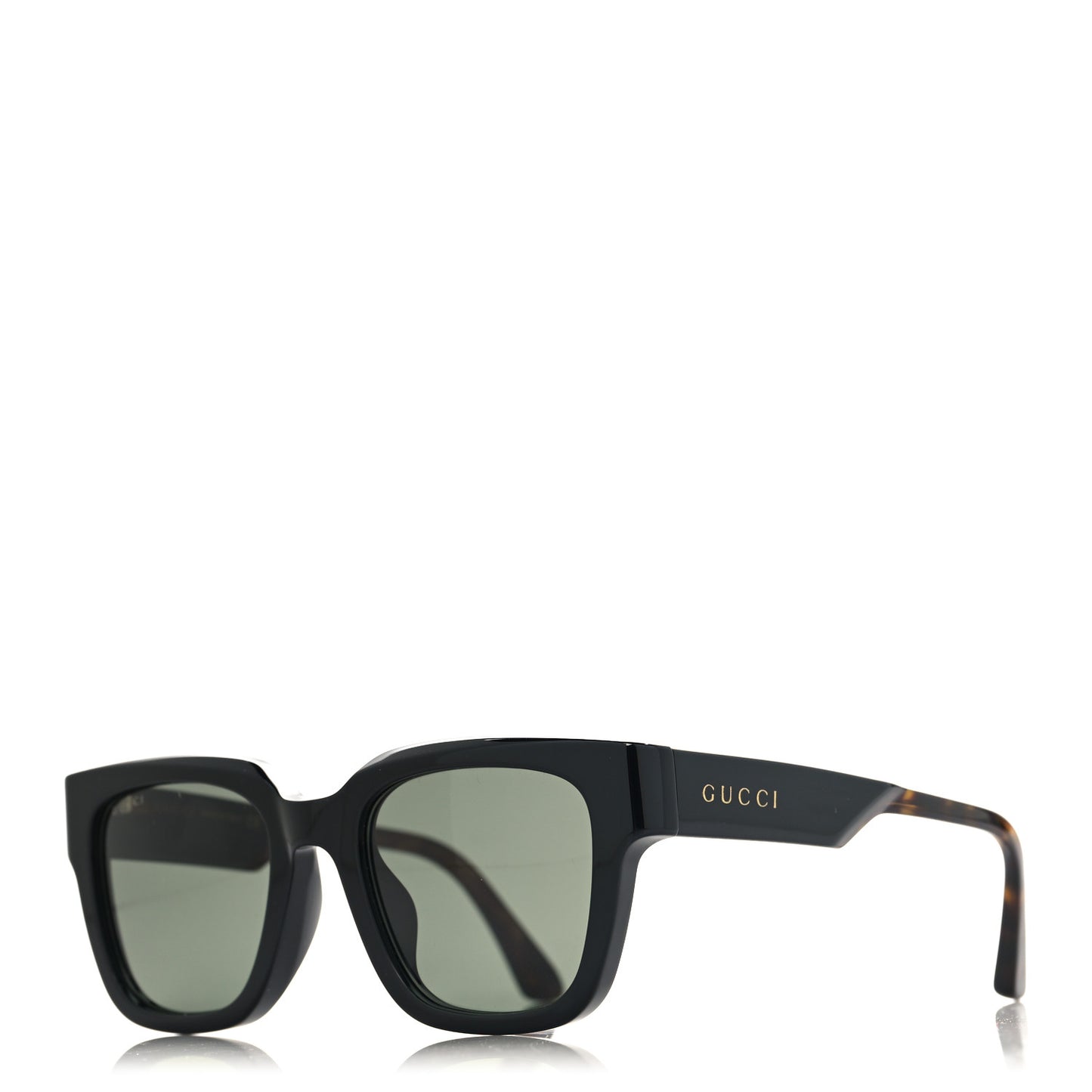 Acetate Square Frame Web Sunglasses GG1670SK Tortoise