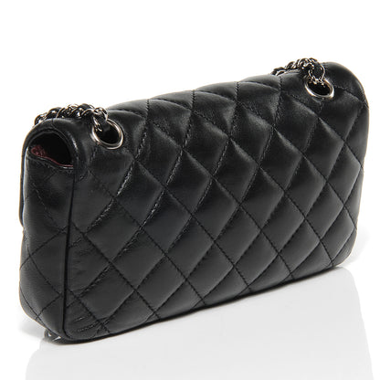 Chanel Lambskin Quilted Mini Flap Black 3 of 7