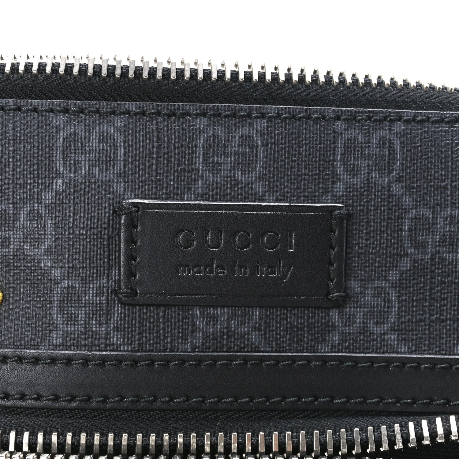 Gucci GG Supreme Monogram Night Courrier Flat Messenger Bag Black Multicolor 10 of 14