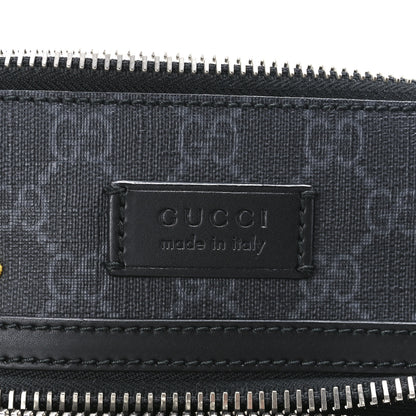 Gucci GG Supreme Monogram Night Courrier Flat Messenger Bag Black Multicolor 10 of 14