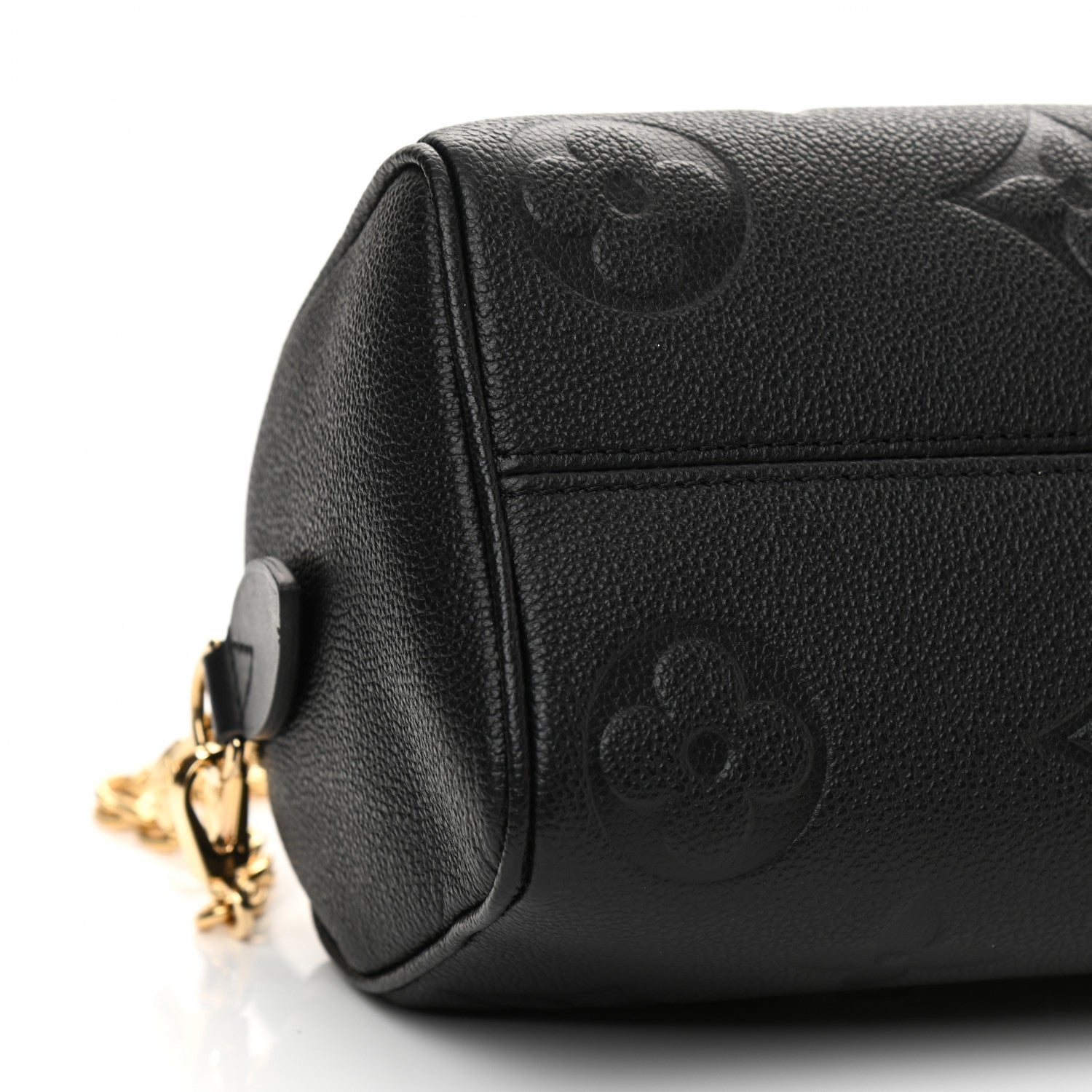 Louis Vuitton Empreinte Monogram Giant Speedy Bandouliere 20 Black 9 of 11