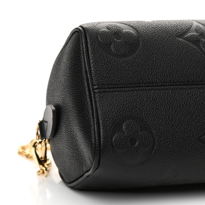 Louis Vuitton Empreinte Monogram Giant Speedy Bandouliere 20 Black 9 of 11