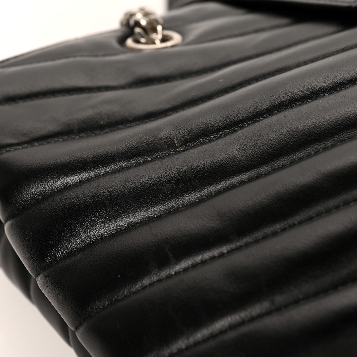 Saint Laurent Calfskin Y Quilted Monogram Large Loulou Shopper Black 15 of 16