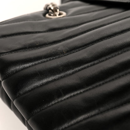 Saint Laurent Calfskin Y Quilted Monogram Large Loulou Shopper Black 15 of 16