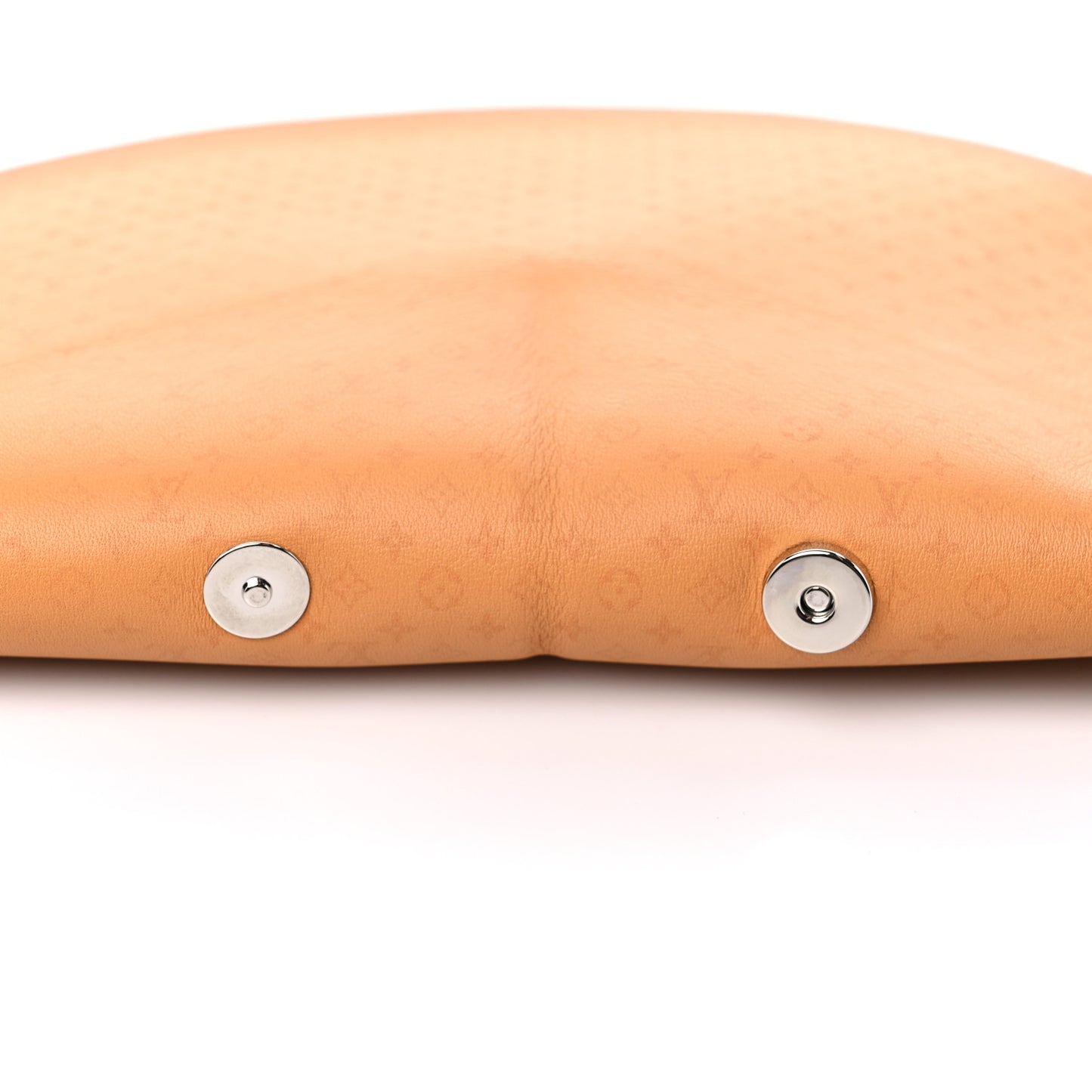 Calfskin Monogram Fortune Cookie Pouch Purple