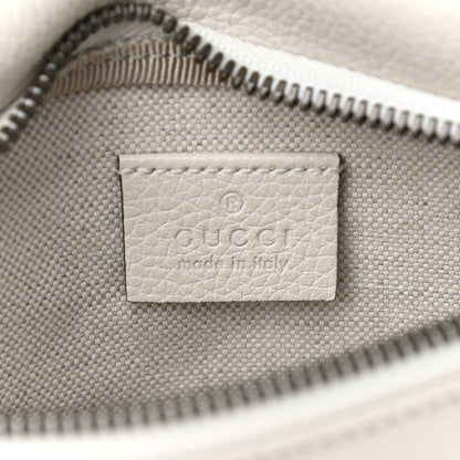 Gucci Grained Calfskin Small Logo Belt Bag White 6 of 9