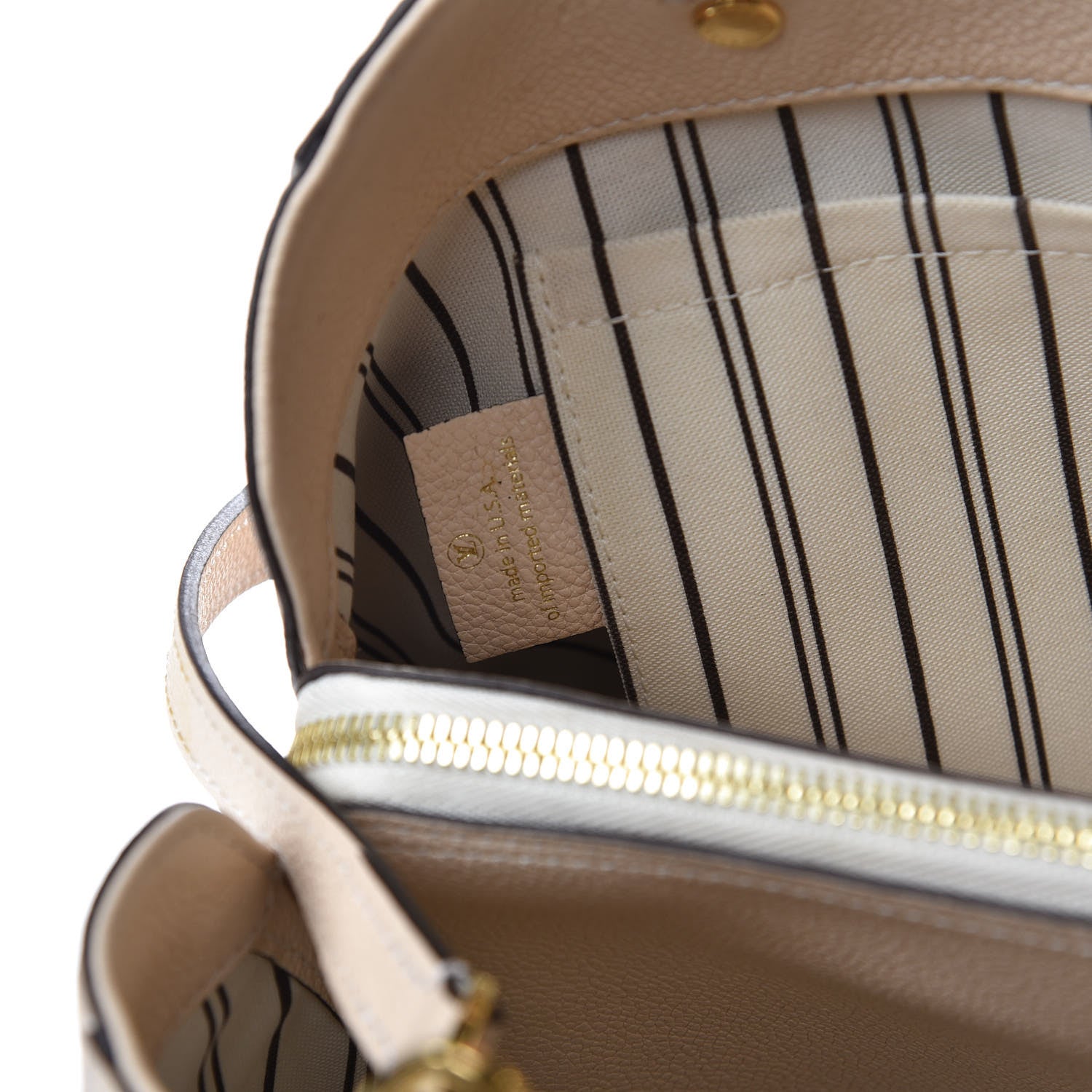 Louis Vuitton Empreinte Montaigne MM Neige 7 of 10