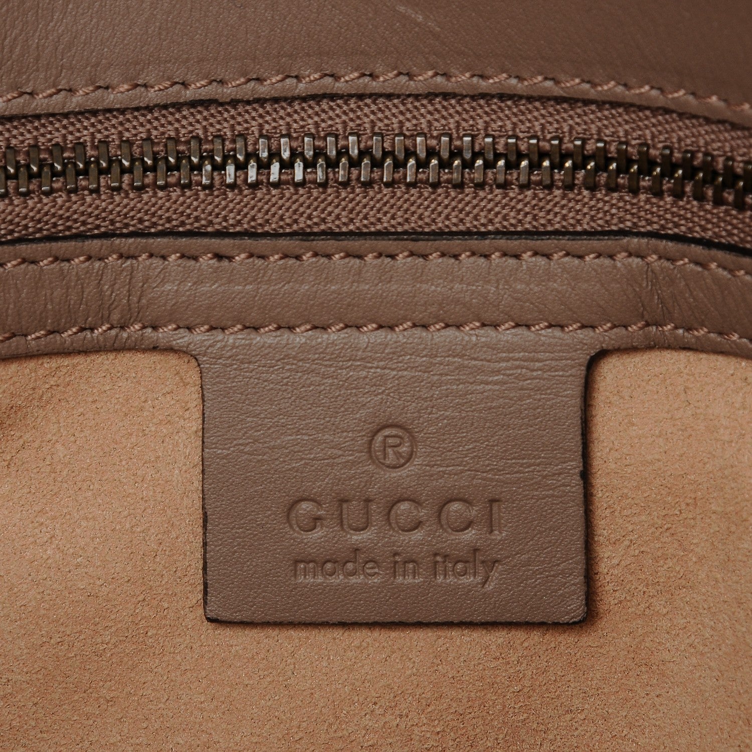 Gucci Calfskin Matelasse Studded Mini Pearly GG Marmont Shoulder Bag Porcelain Rose 6 of 7