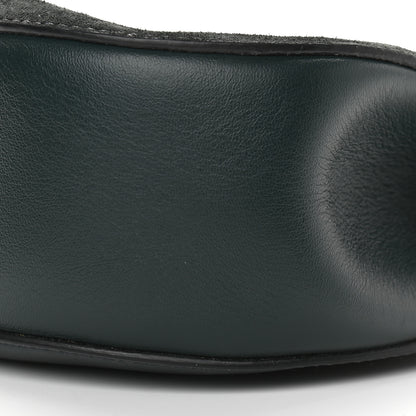 Chloe Suede Smooth Calfskin Drew Shoulder Bag Intense Green 8 of 8