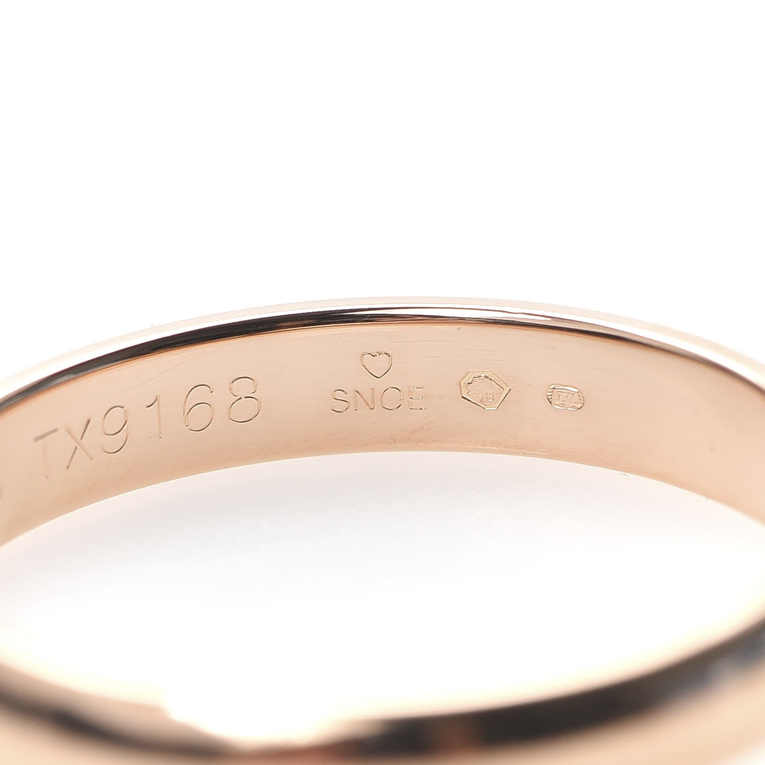 Cartier 18K Pink Gold 3.5mm 1895 Wedding Band Ring 60 9 7 of 7
