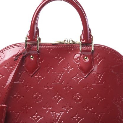 Louis Vuitton Vernis Alma PM Pomme D'Amour 8 of 13