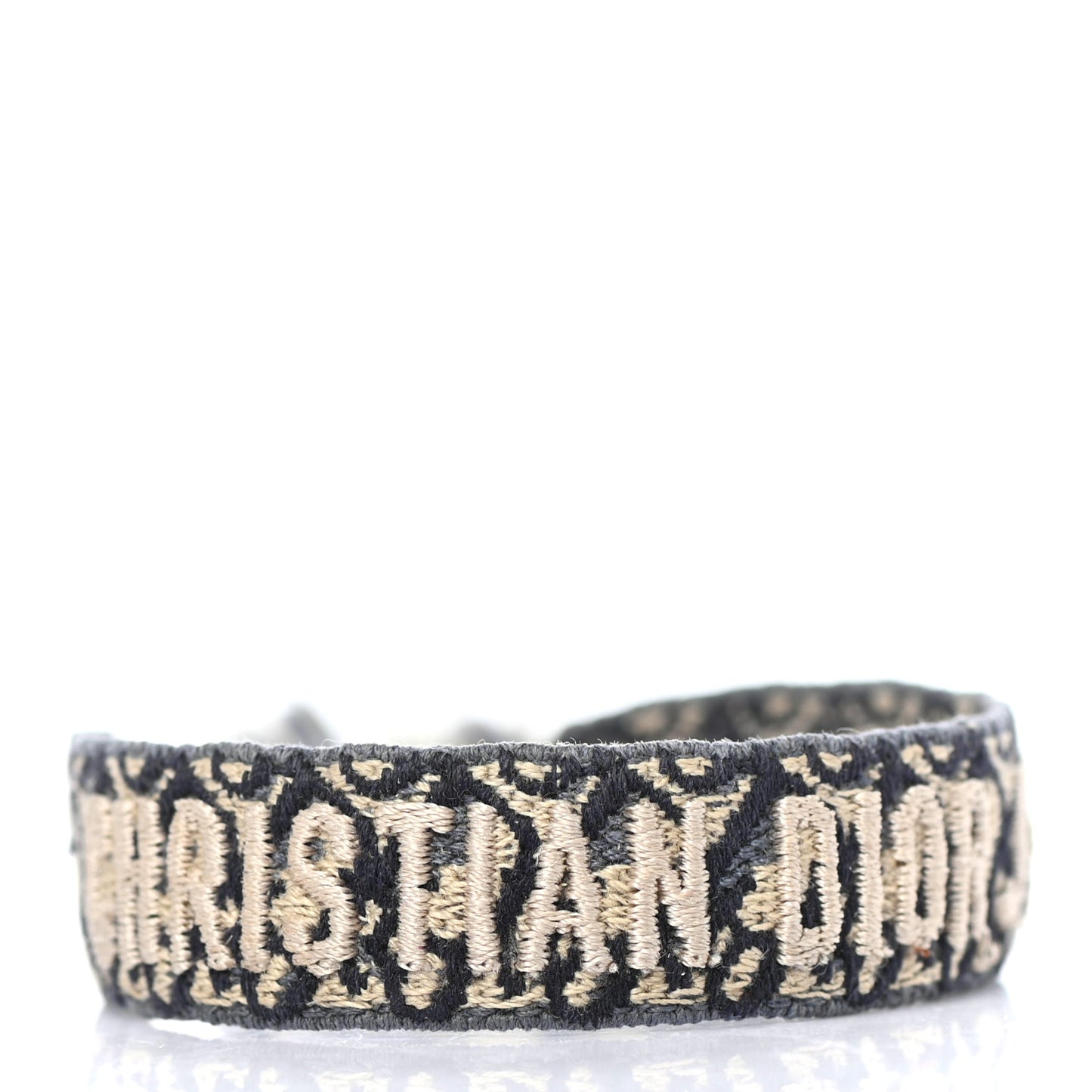Woven Cotton J'Adior Friendship Bracelet Set Grey