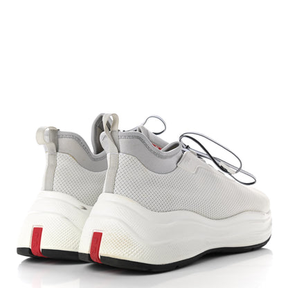 Prada Mesh Neoprene America's Cup 45mm Sneakers 38.5 White Alluminio 4 of 10