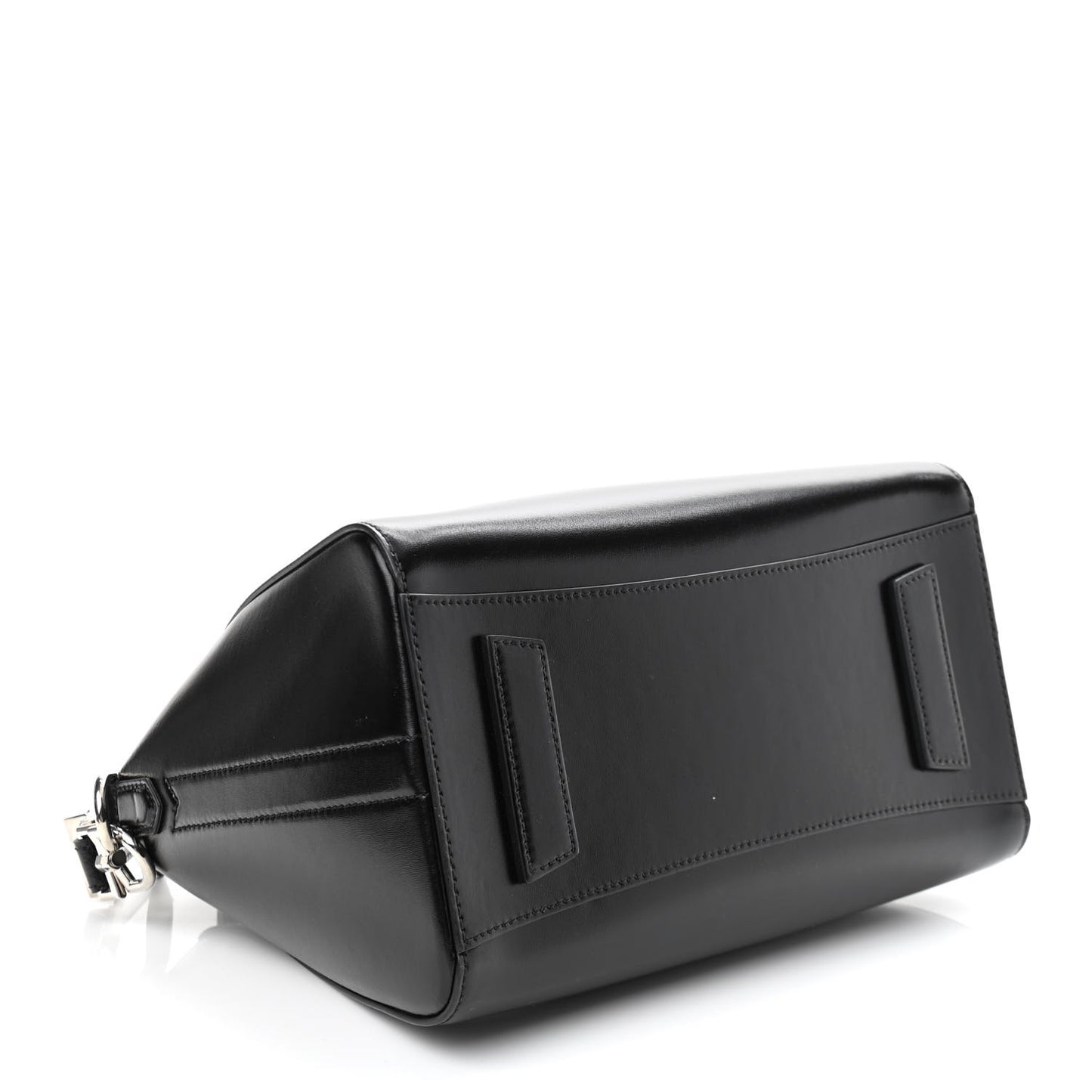 Shiny Lord Calfskin Small Antigona Black