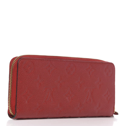 Louis Vuitton Empreinte Clemence Wallet Cherry 3 of 6