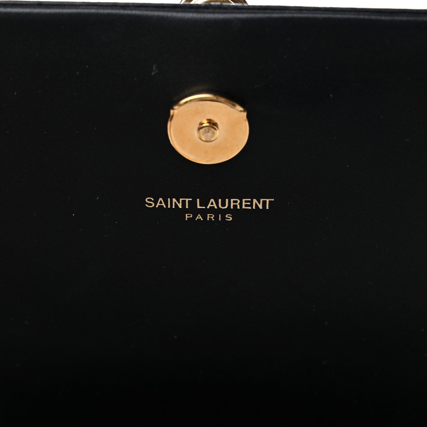 Smooth Calfskin Medium Classic Monogram Kate Tassel Satchel Black