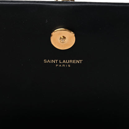 Saint Laurent Smooth Calfskin Medium Classic Monogram Kate Tassel Satchel Black 6 of 10