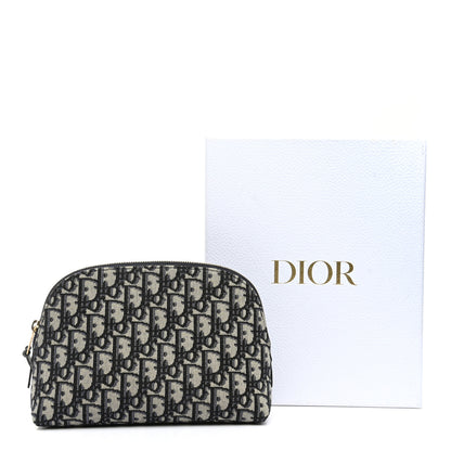 Christian Dior Oblique Cosmetic Pouch Blue 8 of 8