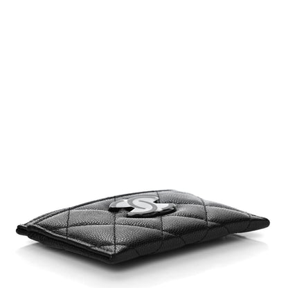 Chanel Caviar Quilted My Everything Card Holder Black 4 of 12
