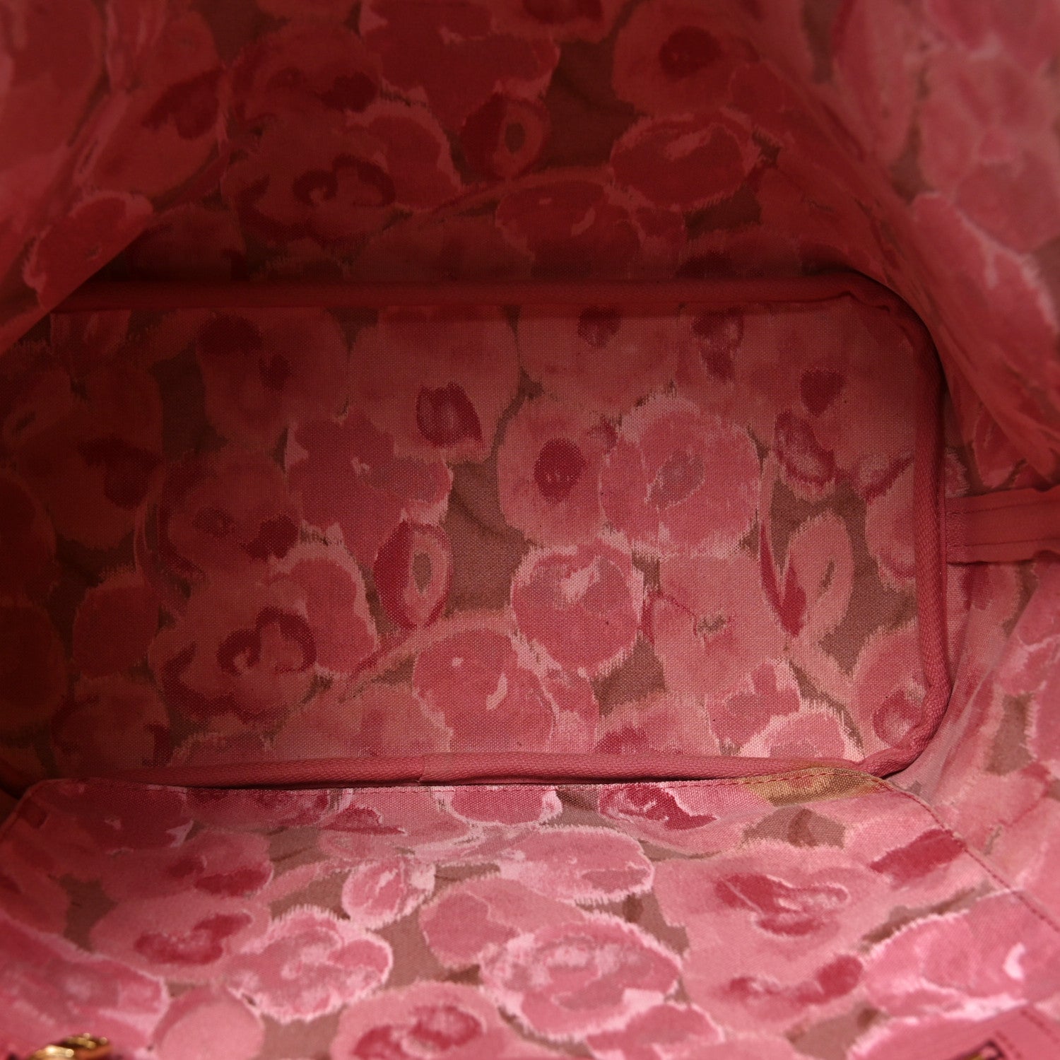 Louis Vuitton Monogram Articles de Voyage Ikat Neverfull MM Rose Velours 4 of 9