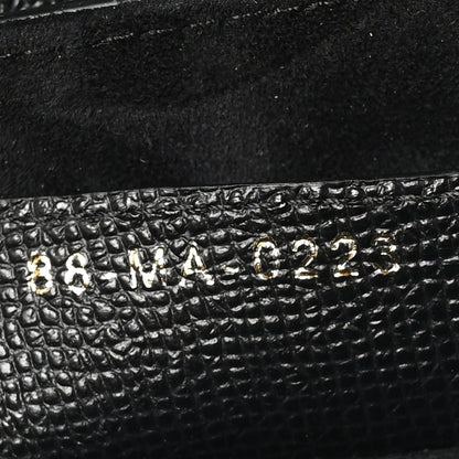 Christian Dior Grained Calfskin Saddle Bag With Strap Black 7 of 10
