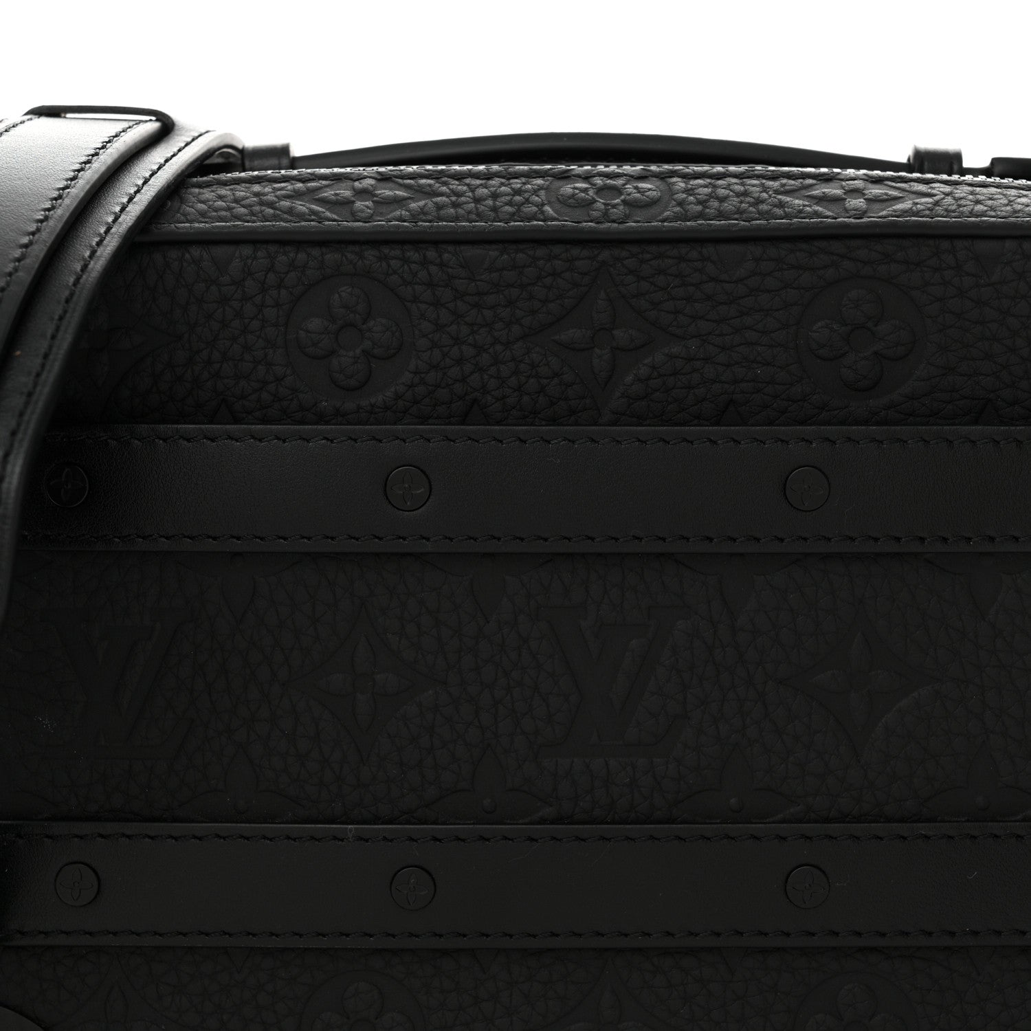 Louis Vuitton Taurillon Monogram Soft Trunk Black 7 of 9