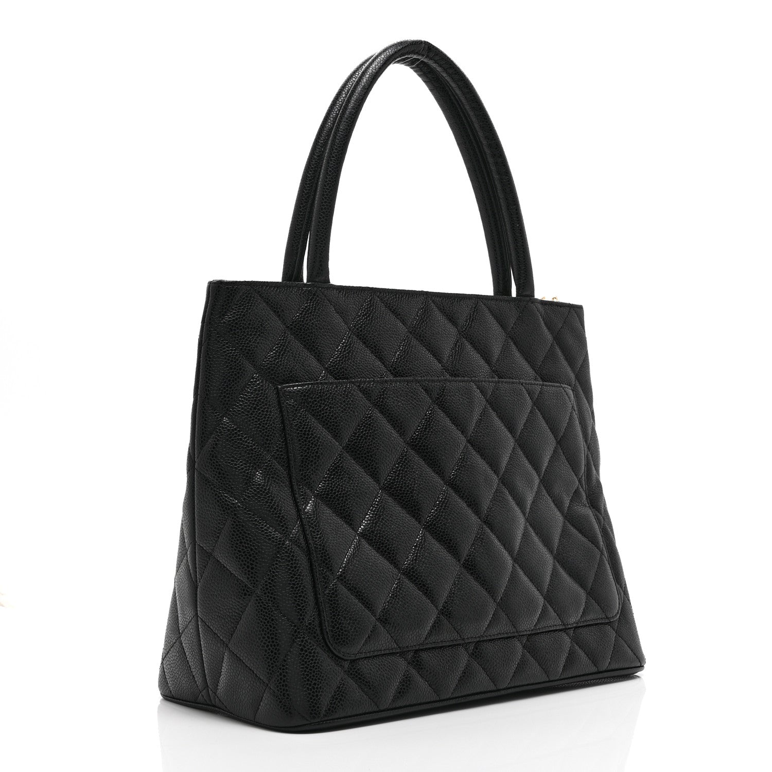 Chanel Caviar Quilted Medallion Tote Black 3 of 10