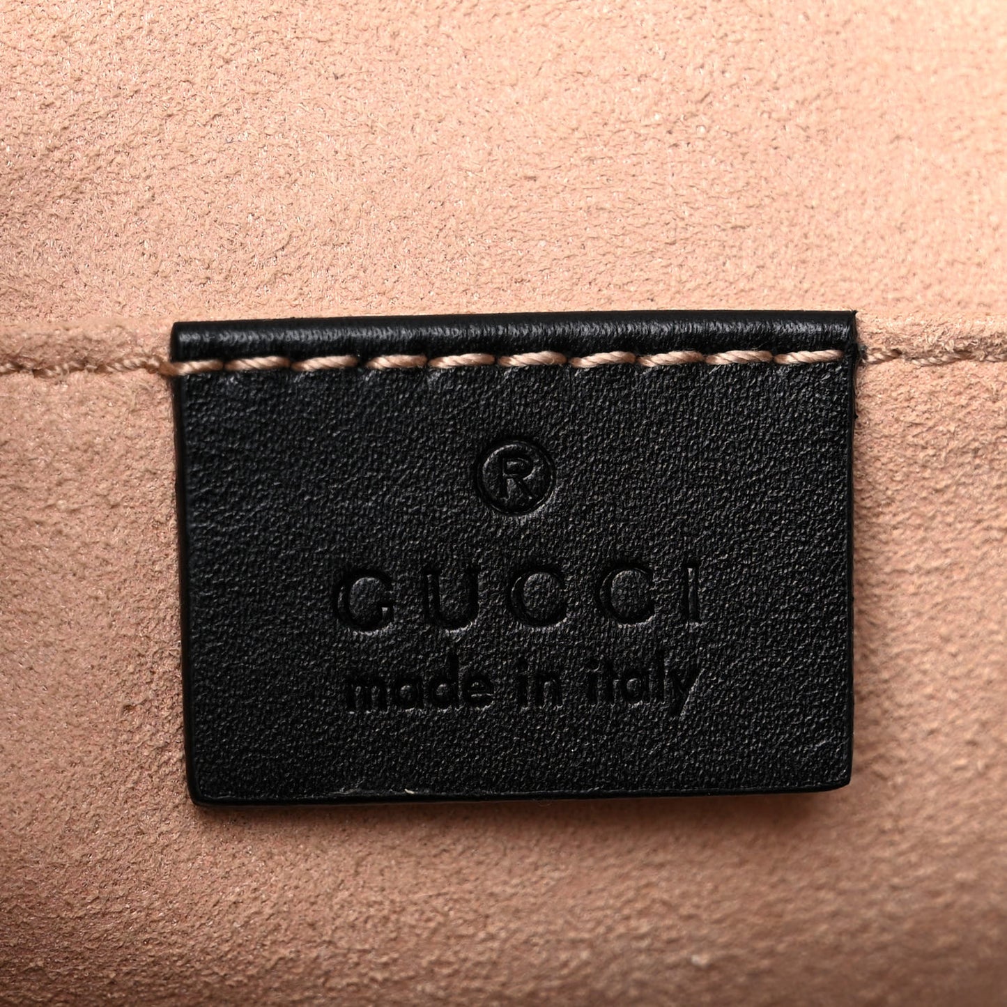 Guccissima Signature Padlock Backpack Black