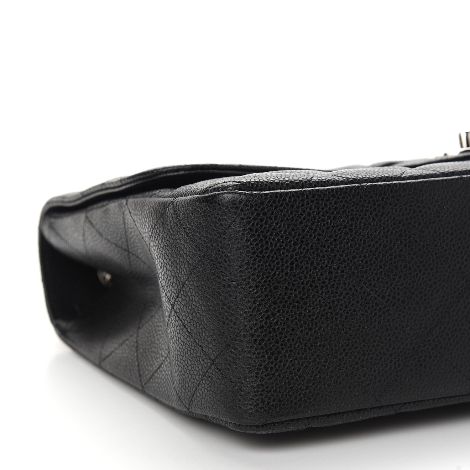 Chanel Caviar Quilted Jumbo Flap Black 8 of 9