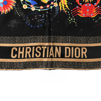 Christian Dior Silk Zodiac Fantastico Square Scarf Multicolor 2 of 3
