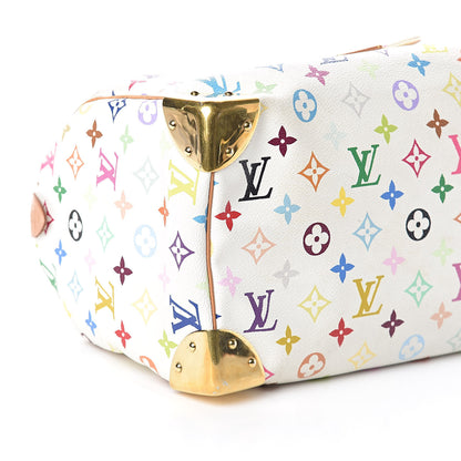 Louis Vuitton Monogram Multicolor Speedy 30 White 14 of 15