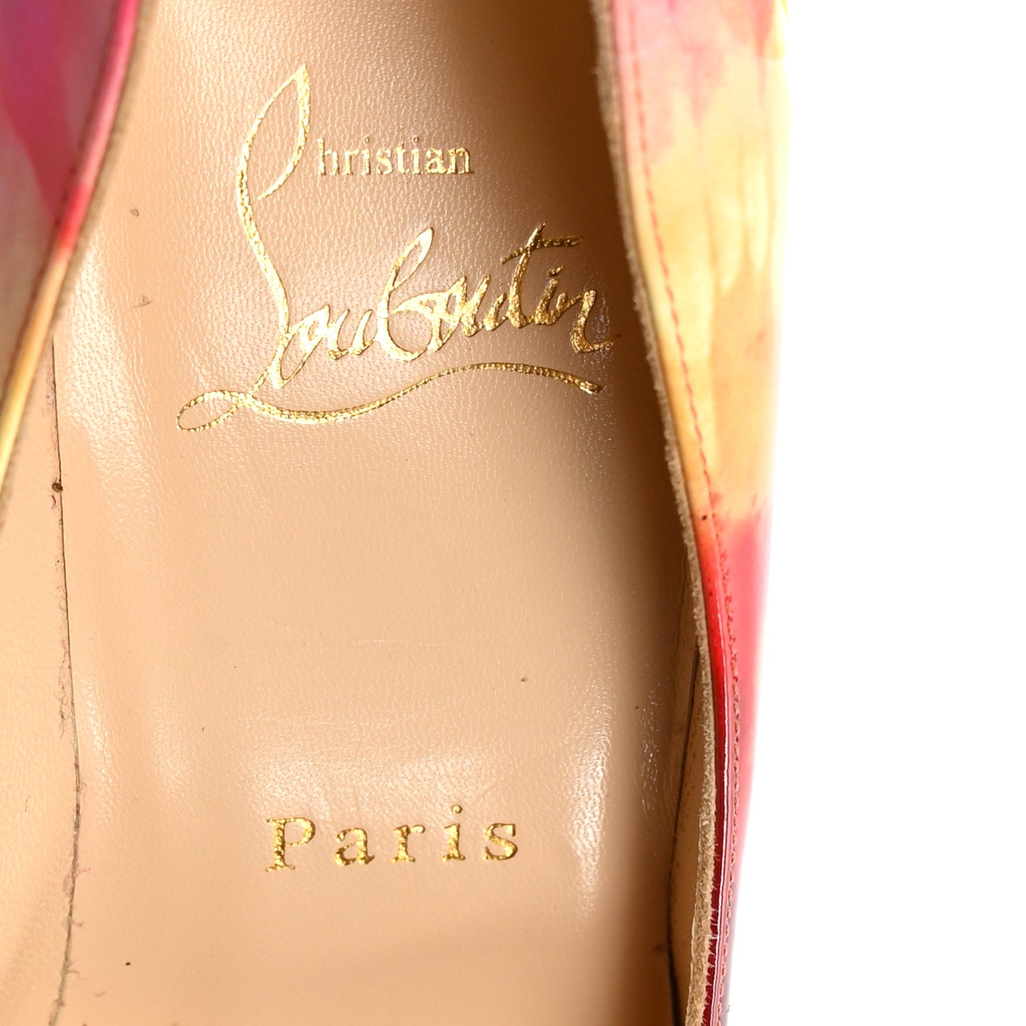 Patent Tie and Dye Pigalle Follies 100 Pumps 36 Multicolor