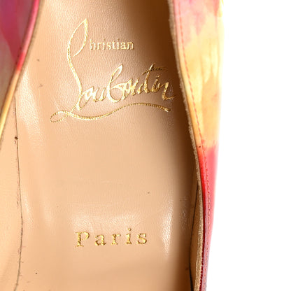 Christian Louboutin Patent Tie and Dye Pigalle Follies 100 Pumps 36 Multicolor 7 of 9