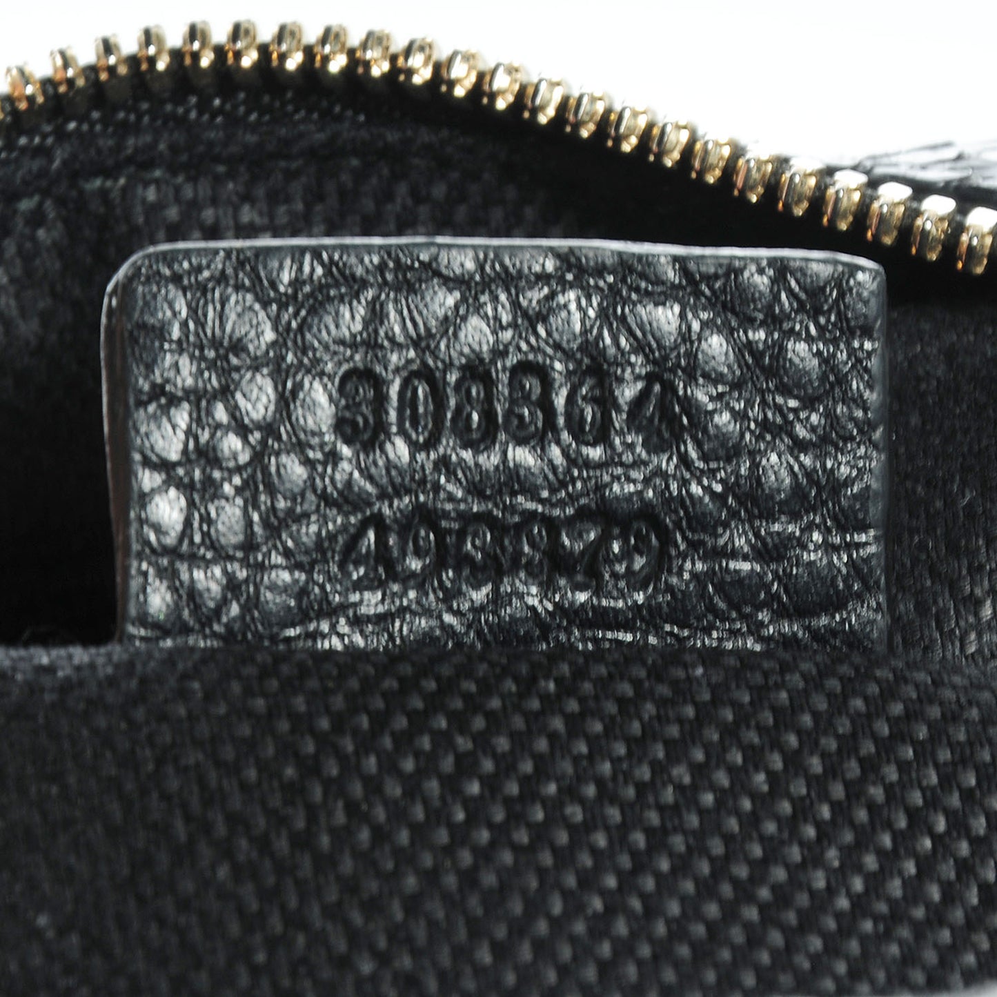 Python Small Soho Disco Bag Black