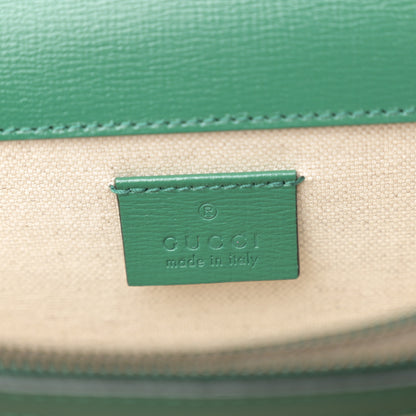Gucci Azalea Calfskin Enamel Small Dionysus Shoulder Bag New Shamarock Emerald Off White 6 of 13