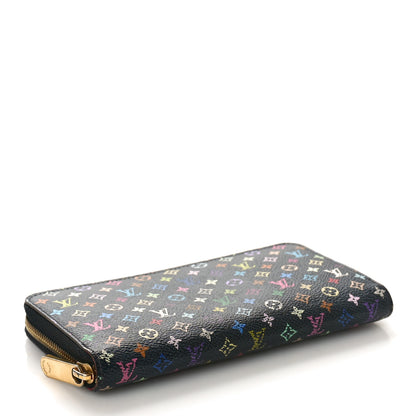 Louis Vuitton Monogram Multicolor Zippy Wallet Black Grenade 4 of 8