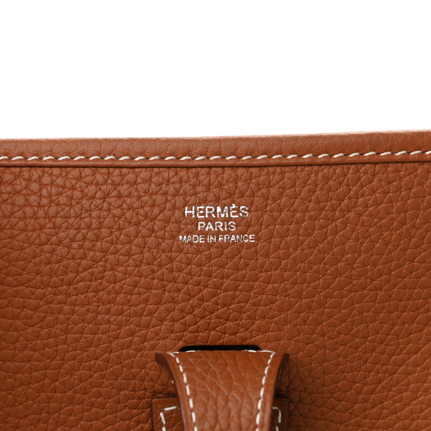 Hermes Taurillon Clemence Evelyne III PM Gold 7 of 12