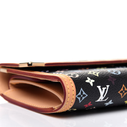 Louis Vuitton Monogram Multicolor Porte Tresor International Wallet Black 12 of 15