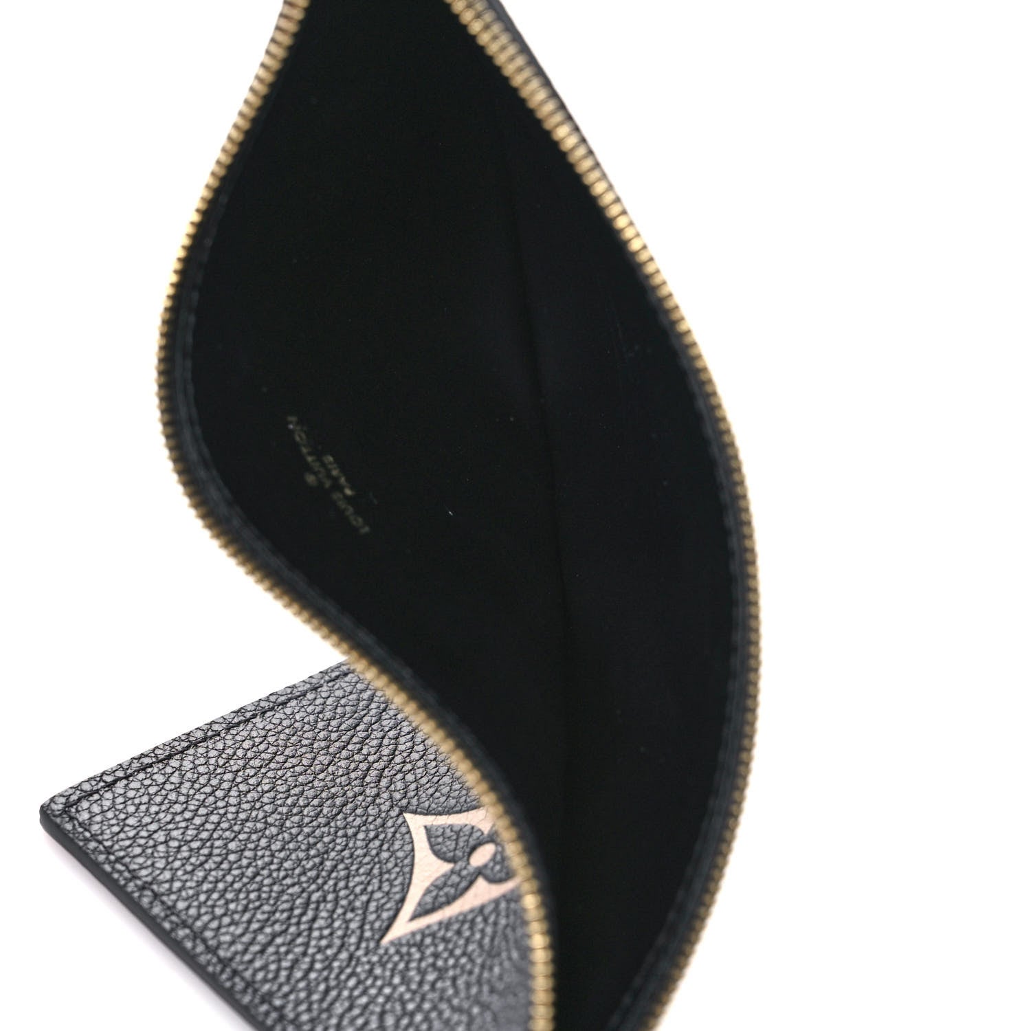 Louis Vuitton Empreinte Monogram Giant Crafty Pochette Felicie Zippered Insert Black 5 of 6