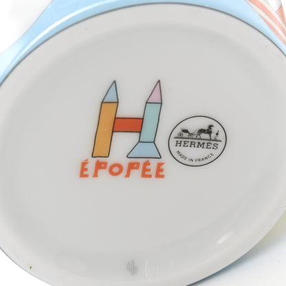 Hermes Porcelain Epopee Mug Set of 2 6 of 10