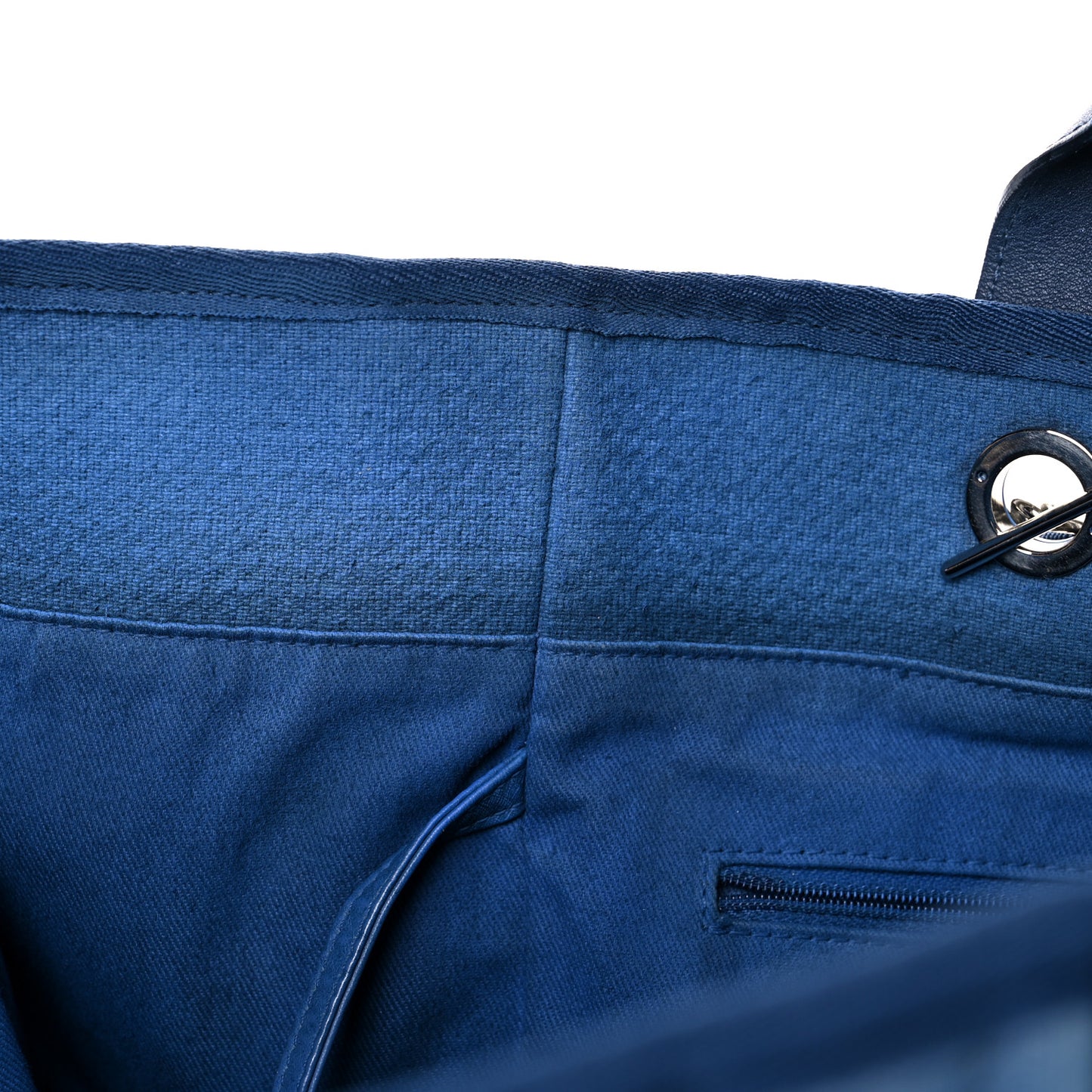 Canvas Medium Deauville Tote Blue