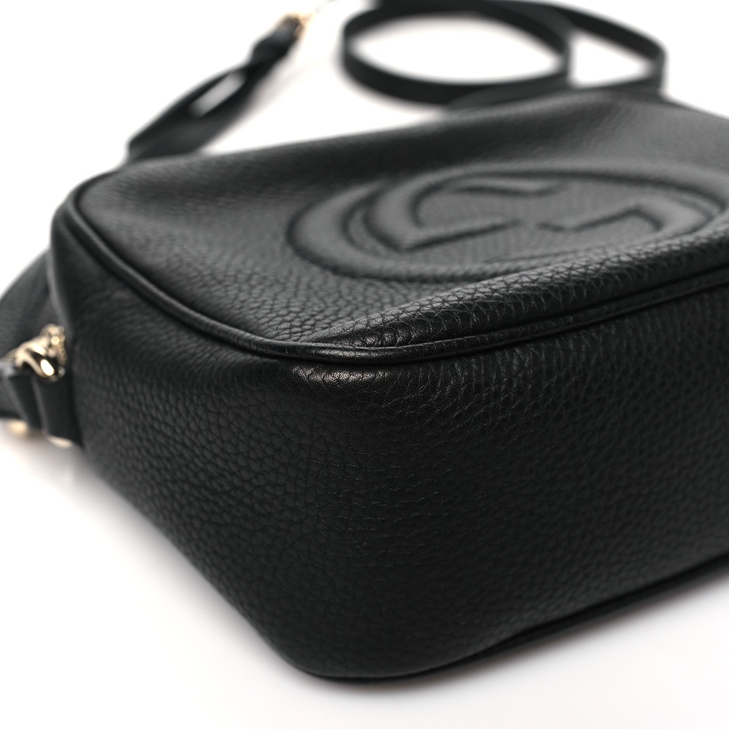 Gucci Pebbled Calfskin Small Soho Disco Bag Black 9 of 11