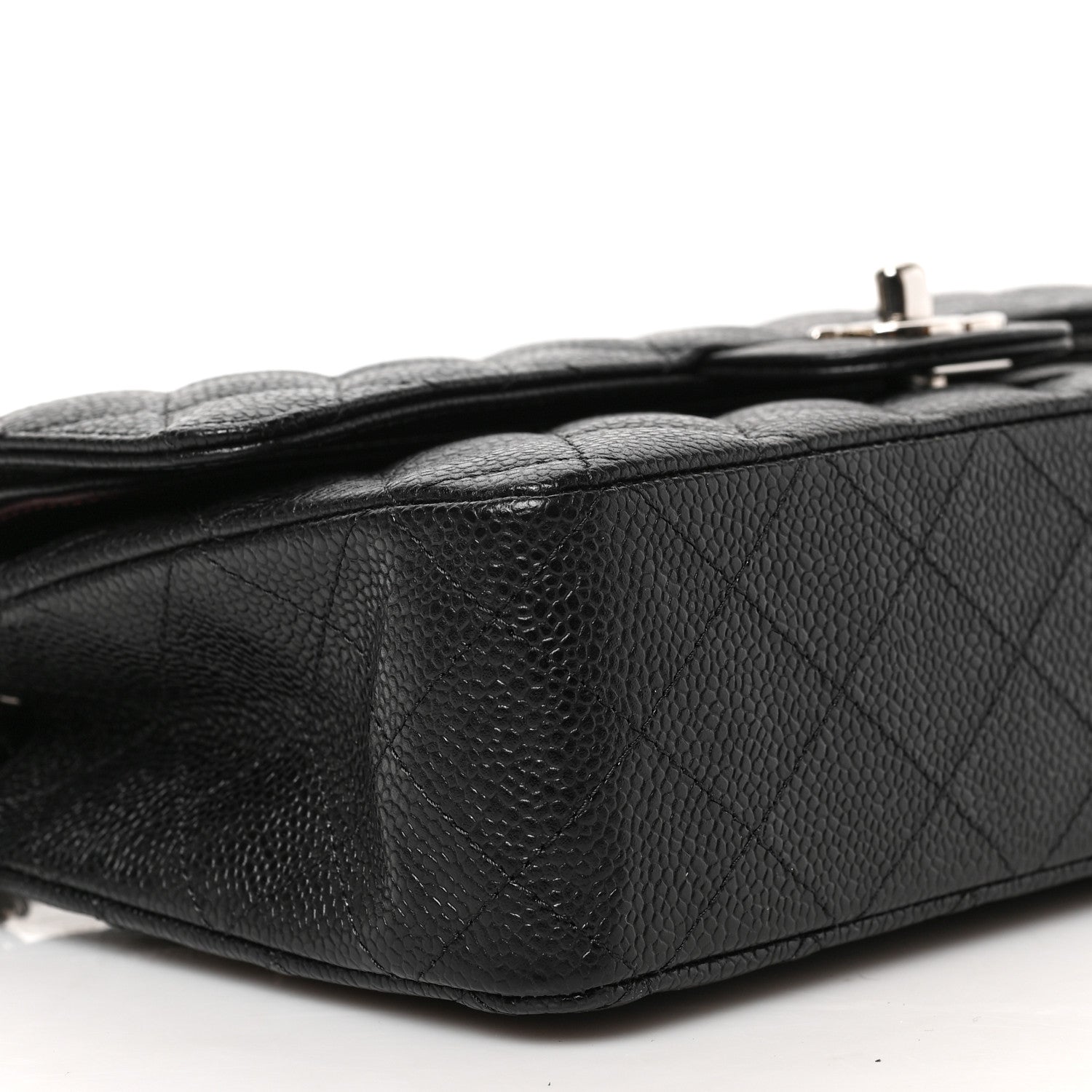 Chanel Caviar Quilted Medium Double Flap Black 8 of 9