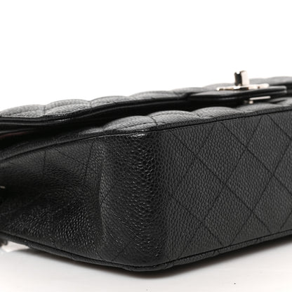 Chanel Caviar Quilted Medium Double Flap Black 8 of 9
